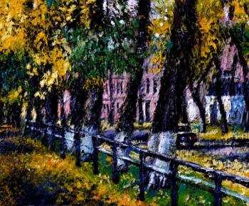The autumn street. Ivanova Olga