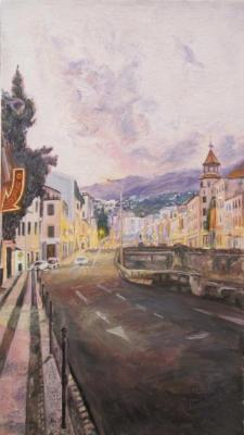 Madeira. Pink evening. Romanova Elena