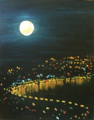 Full moon. Dovbysh Yuliya