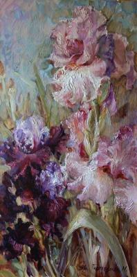 Pink irises. Podgaevskaya Marina