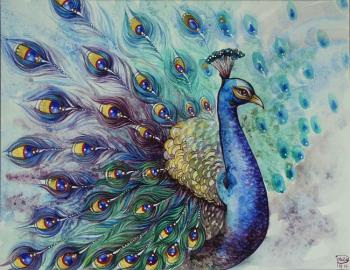 Peacock (A Peacock). Podgaevskaya Marina