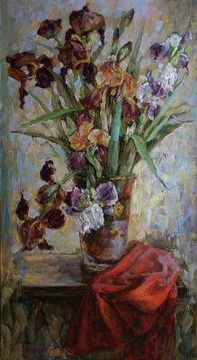 Podgaevskaya Marina . Irises in a vase
