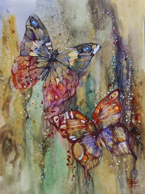 Two butterflies. Podgaevskaya Marina