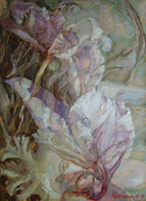 No1 triptych "Music of orchids". Podgaevskaya Marina