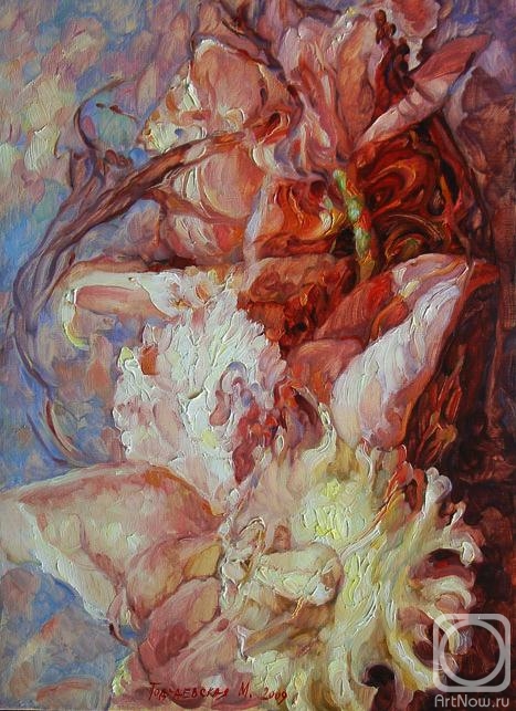 Podgaevskaya Marina. No3 triptych "Music of orchids"