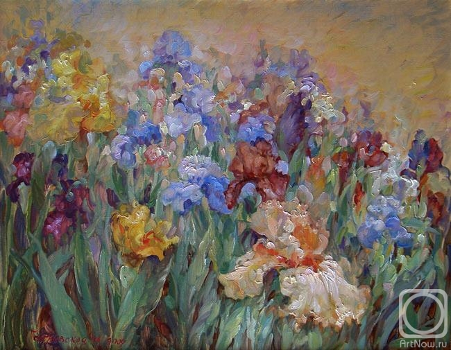 Podgaevskaya Marina. Irises-1