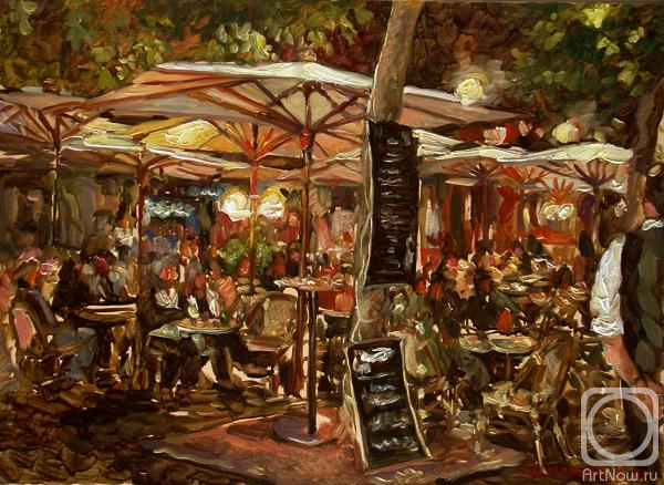 Podgaevskaya Marina. Paris cafe