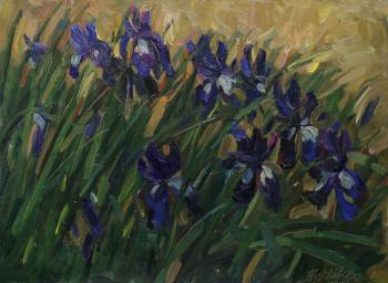 Blue irises. Zhukova Juliya