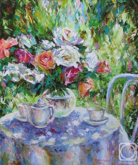 Kruglova Svetlana. Tea in the Garden