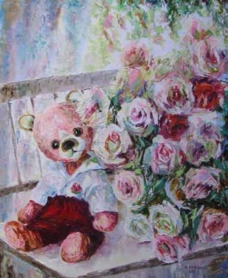Pink bear. Kruglova Svetlana