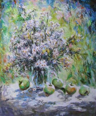 Daisies and Apples. Kruglova Svetlana