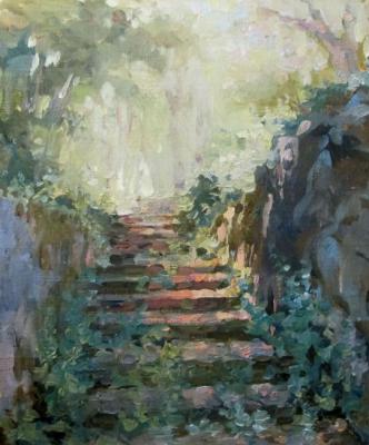 The old staircase. Vedeshina Zinaida