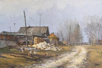 Village street. Efremov Alexey