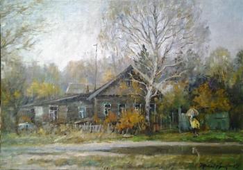 It's rain. Zheleznodorozhniy town