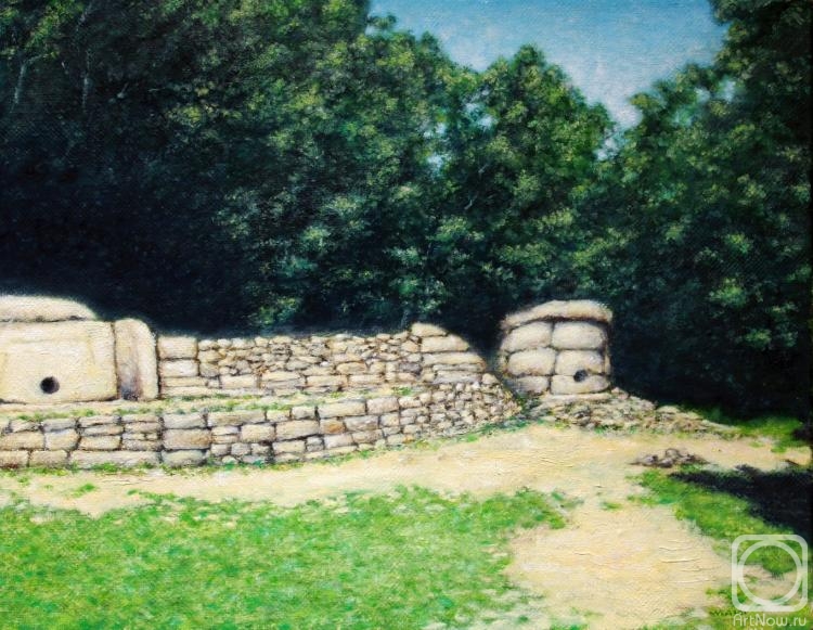 Mitchenkov Aleksandr. Dolmens in a river valley Jean