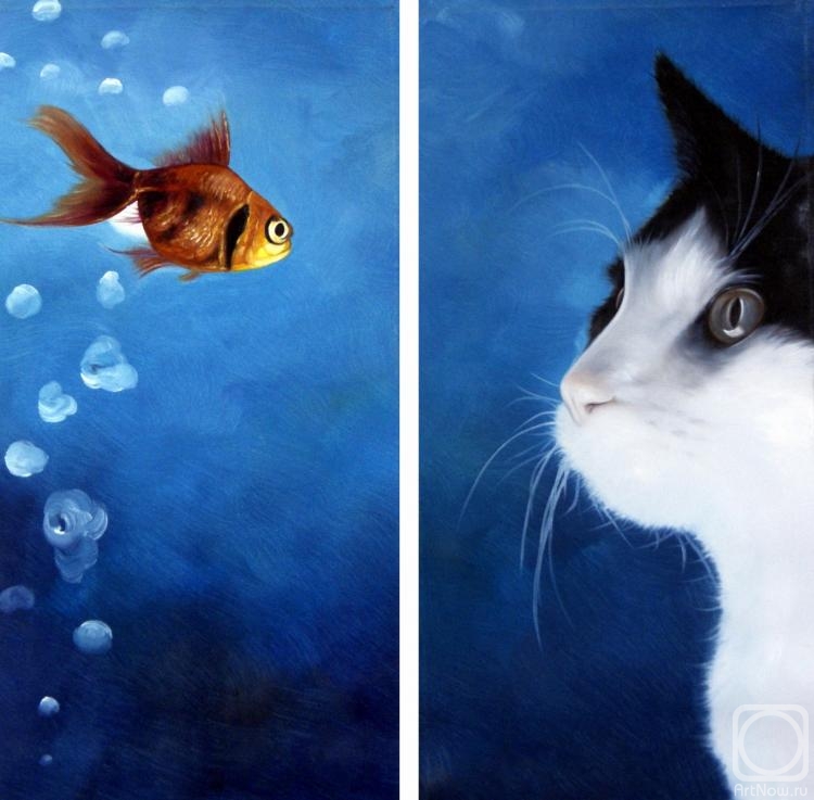 Bruno Tina. Cat and fish