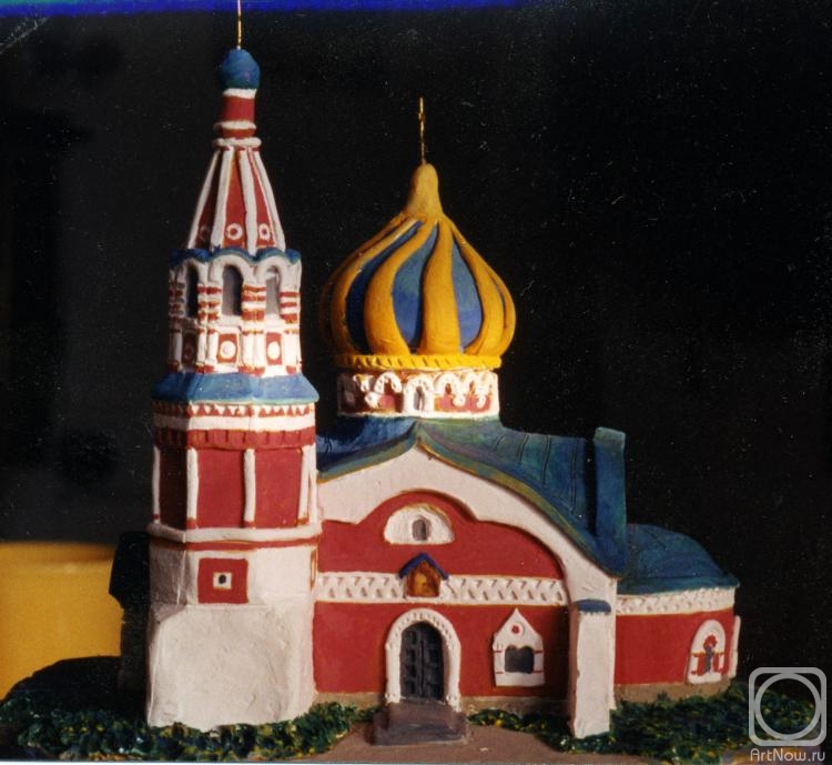 Voznesenskiy Aleksey. Model of a small rural temple (1 version)