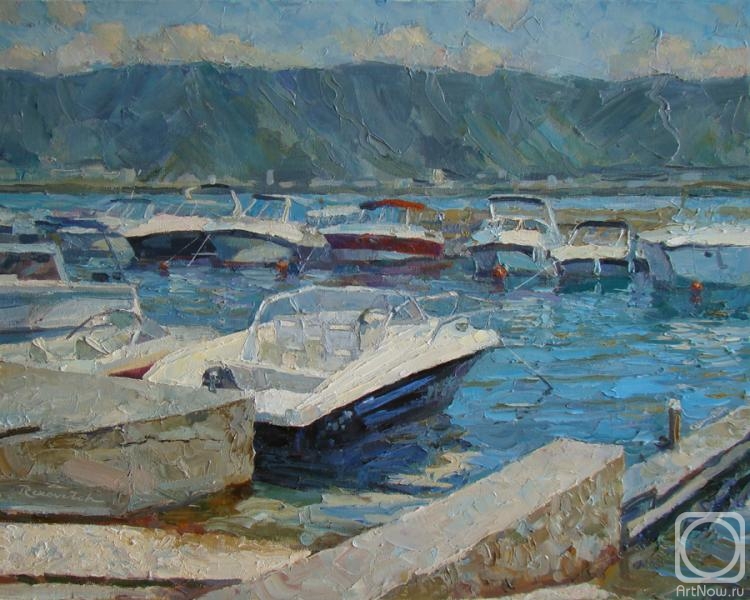 Volkov Sergey. Gelendzhik. Boats at the pier