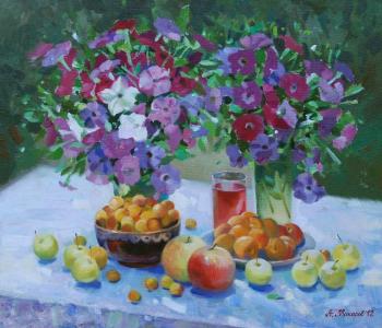 Still life with petunia