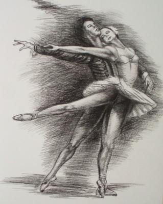 546 (Ballet dancers). Lukaneva Larissa