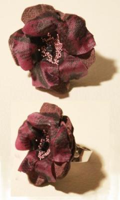 ring (Leather Brooch). Bacigalupo Nataly