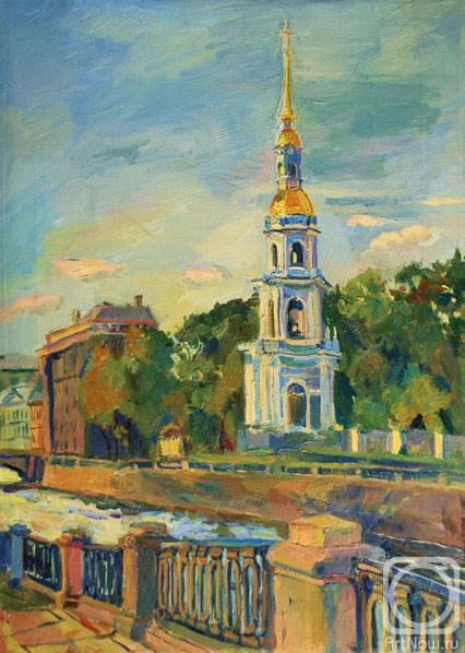 Zimina Maria. Bell tower of St. Nicholas Cathedral