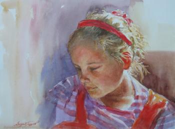 Portrait of a Girl. Pohomov Vasilii