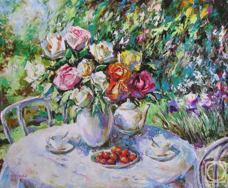 Kruglova Svetlana. Tea with Strawberry