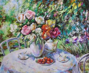 Tea with Strawberry. Kruglova Svetlana