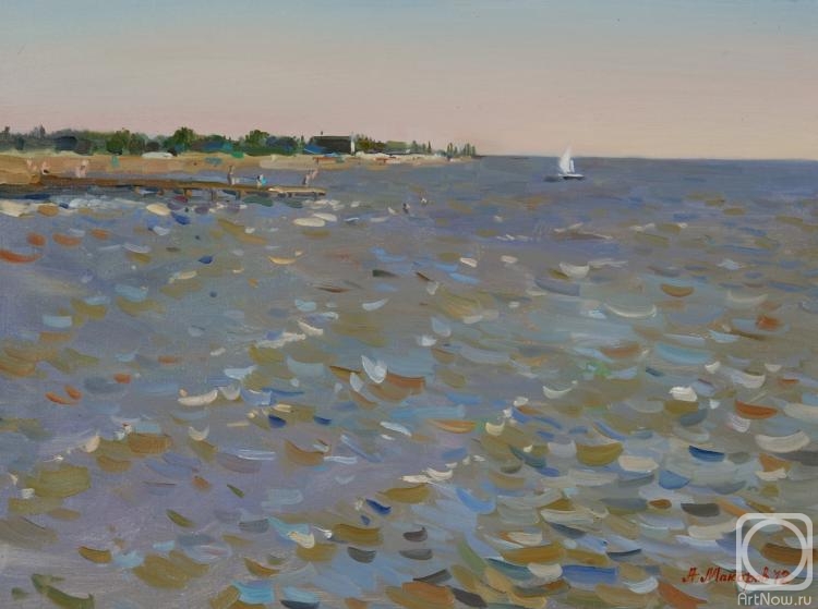 Makarov Anton. The Sea of Azov. Warm evening