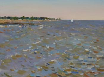 The Sea of Azov. Warm evening
