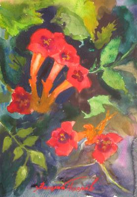 "Flames in the shadow" sketch