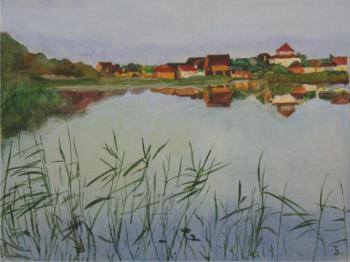 Dawn, cottages. Tumanov Vadim