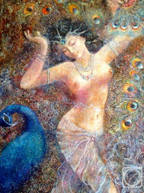 Golubeva Marianna. Oriental dance with peacocks (fragment)