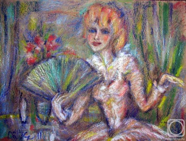 Kyrskov Svjatoslav. Lady with a fan