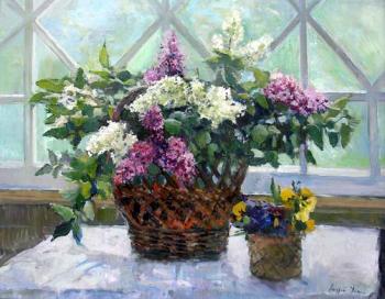 Flowers on the veranda