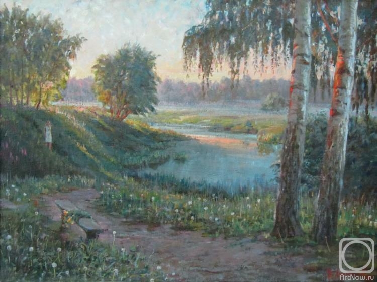 Loukianov Victor. Summery Evening near Moscow