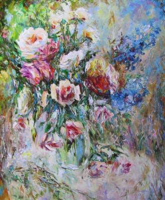 Roses in the Garden. Kruglova Svetlana