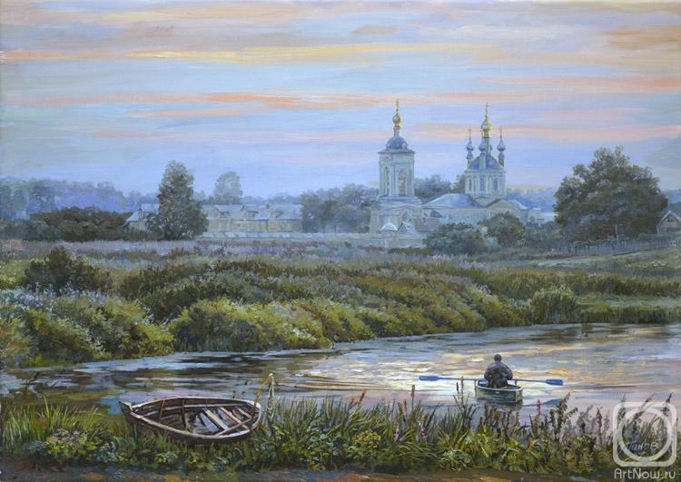 Panov Eduard. Morning on the river