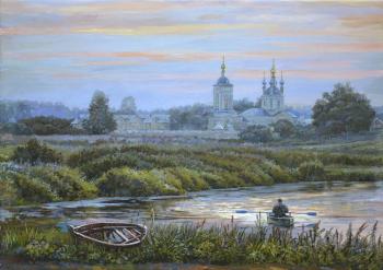 Morning on the river. Panov Eduard