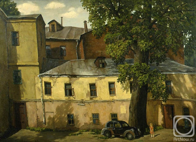 Paroshin Vladimir. Houses in Krapivensky lane