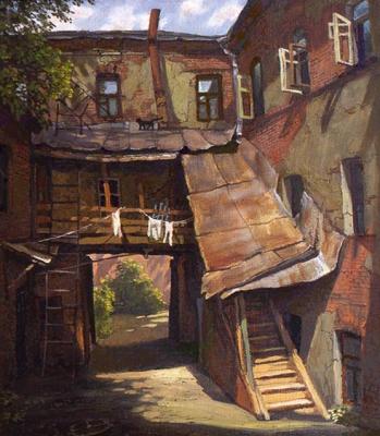 Courtyard in Kissel Cul-de-sac ( ). Paroshin Vladimir