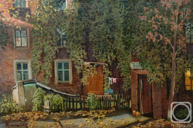 Paroshin Vladimir. The yard in Levshinsky Lane