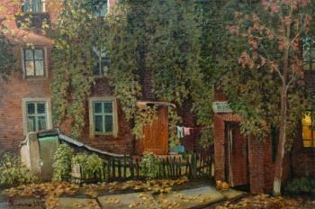 The yard in Levshinsky Lane (  ). Paroshin Vladimir