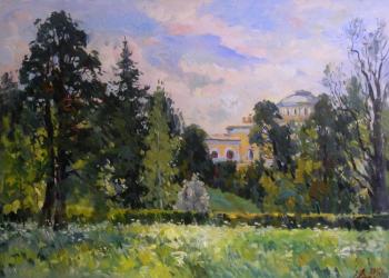 The view on the Pavlovsk Palace