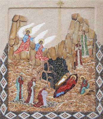 Mosaic "Christmas". Izmailova Natalia