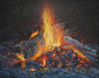 Bonfire in the Night. Kudryashov Galina