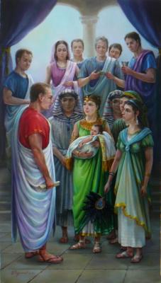 recognition of the son of Ptolemy by Julius Caesar in Rome. Shurganov Vladislav