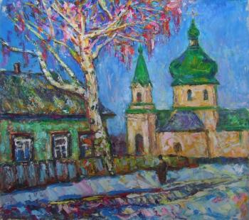 Landscape with church. Bondarevskiy Yevhen