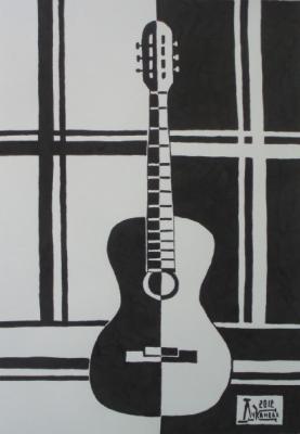 The Guitar. Lukaneva Larissa